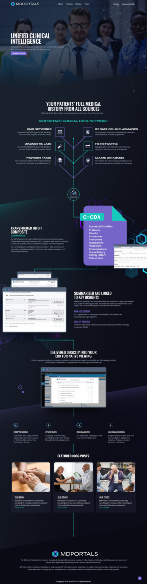 Web Design by nzdesigners for MDPortals | Design: #26066238