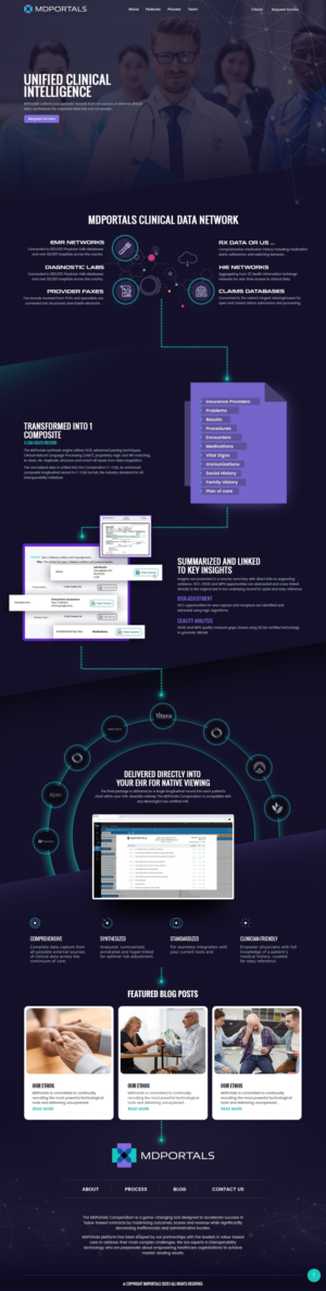 Web Design par nzdesigners pour MDPortals | Design : #26135028