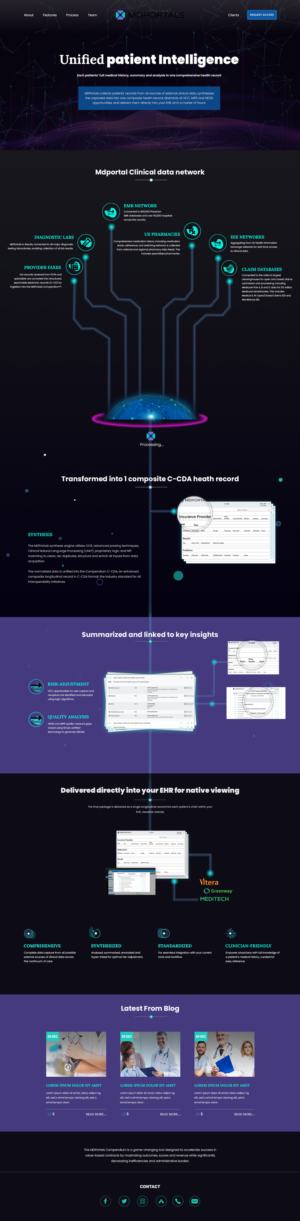 Web Design by Faizan Qadir for MDPortals | Design: #26036315