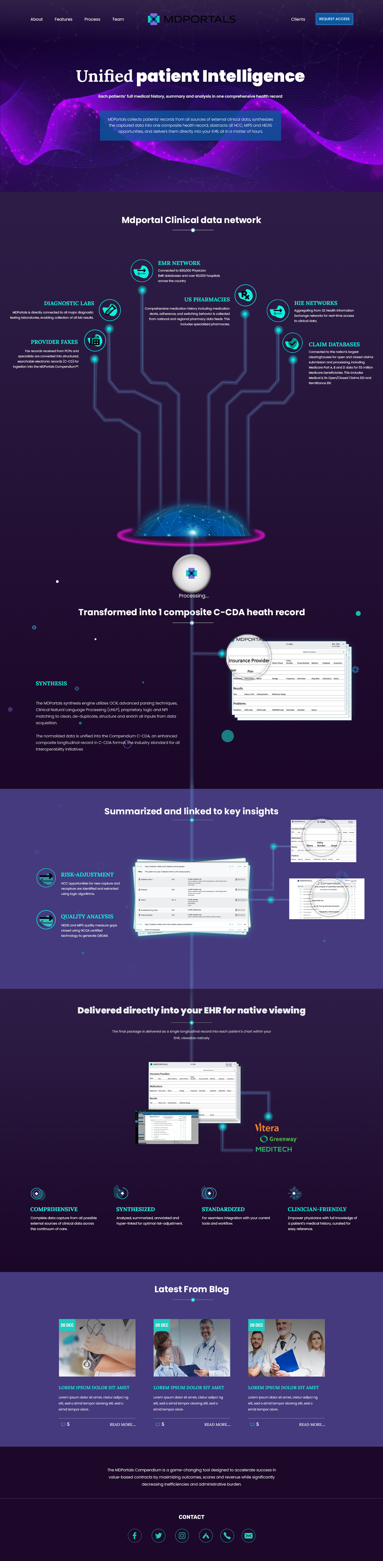 Web Design by Faizan Qadir for MDPortals | Design #26036345