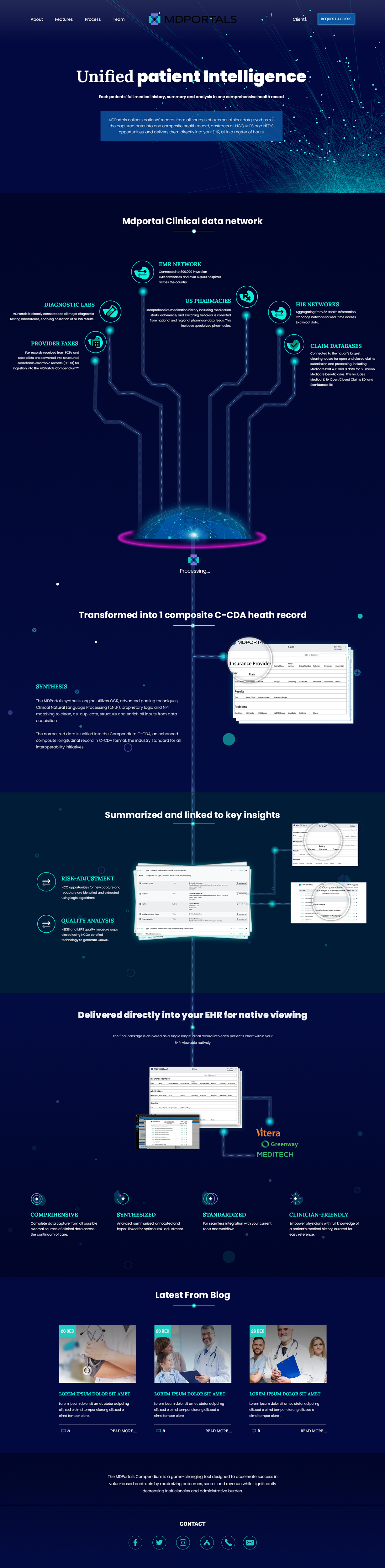 Web Design by Faizan Qadir for MDPortals | Design #26051949