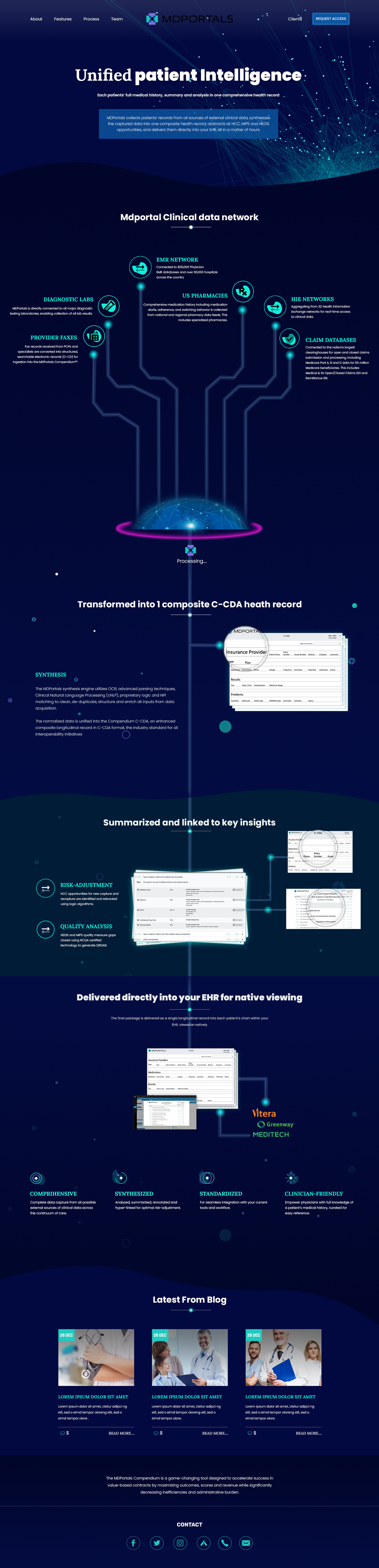 Web Design by Faizan Qadir for MDPortals | Design #26051954