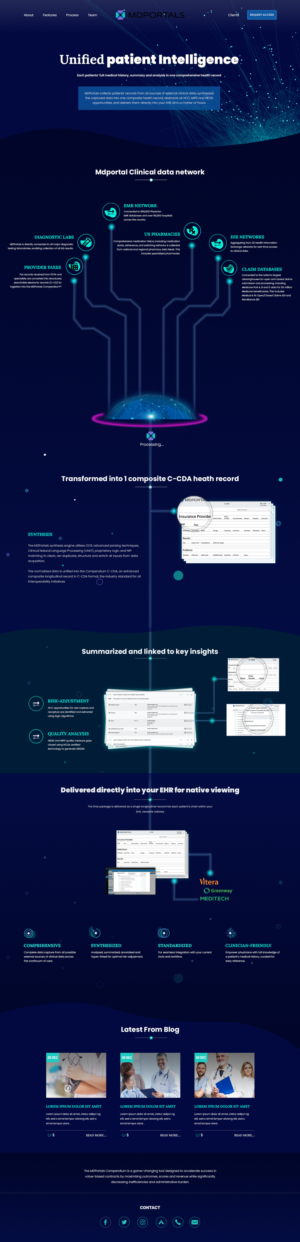 Web Design by Faizan Qadir for MDPortals | Design: #26051954