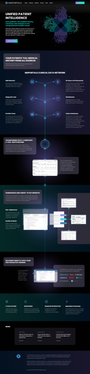 Web Design by Jesse Yusufu for MDPortals | Design: #25997139