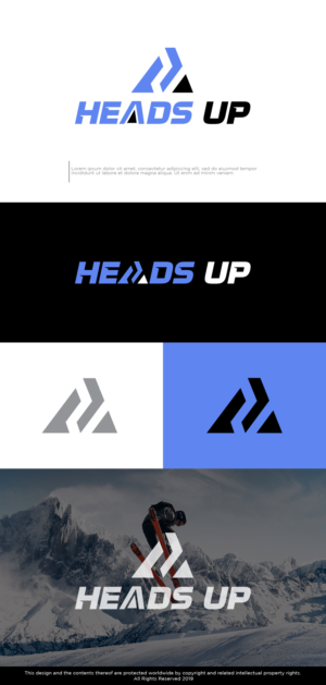 HEADS UP | Logo Design by Kim Ji