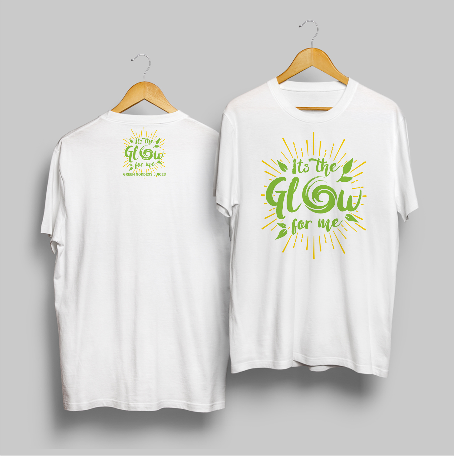 T-shirt Design by Radsky17 for Green Goddess Juices | Design #26011928