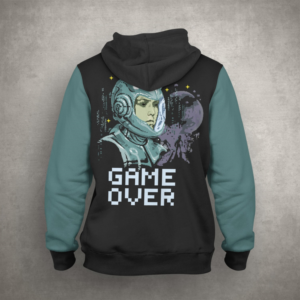 First hoody design for our gaming clothing line about gamer's nostalgia. | Diseño de Camiseta por Kero