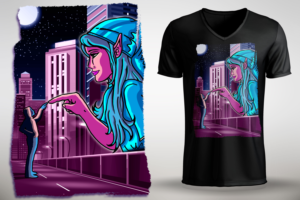 First hoody design for our gaming clothing line about gamer's nostalgia. | Diseño de Camiseta por Al Pech