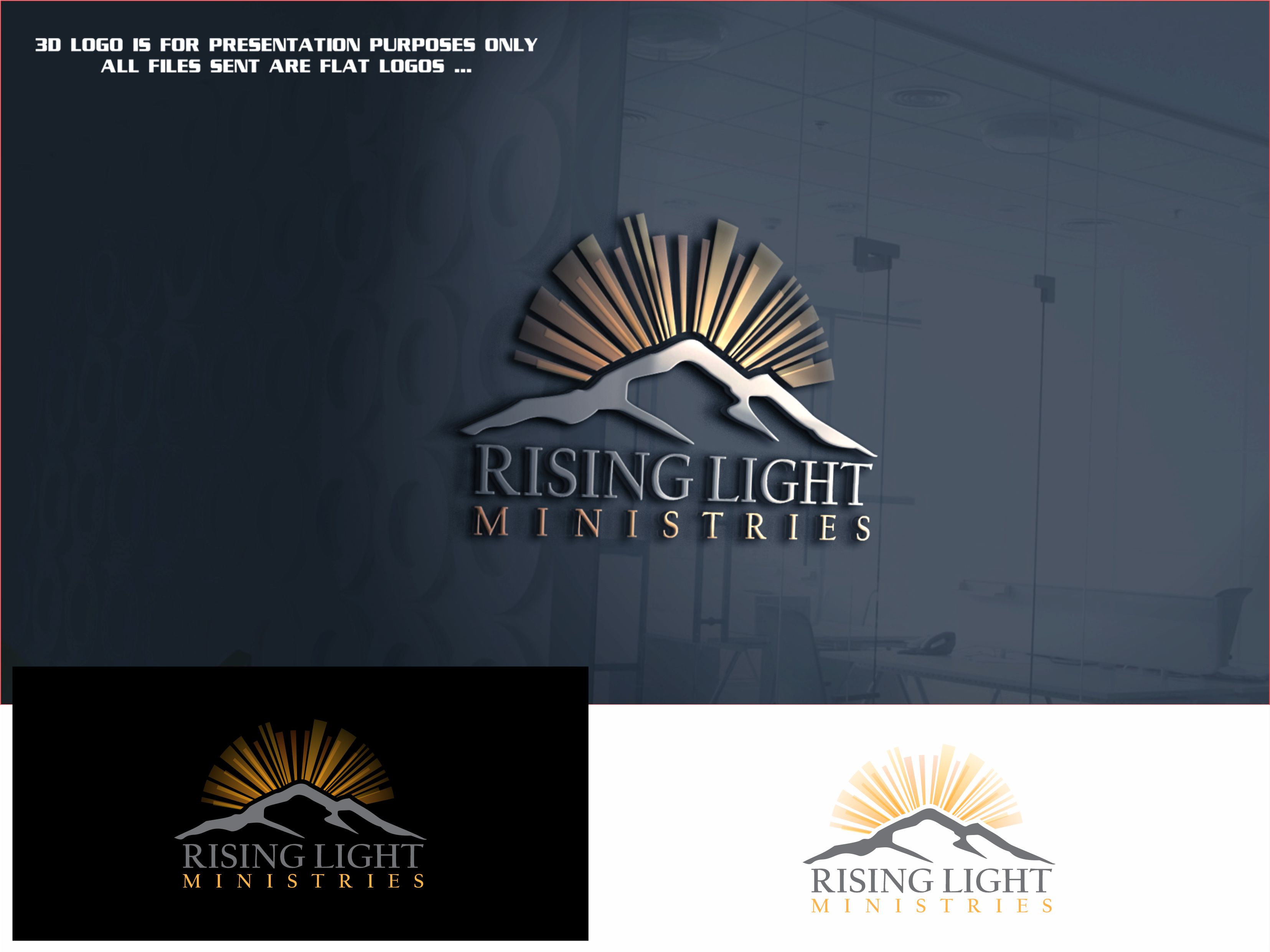 Logo Design by kkopi for Rising Light Ministries | Design: #25965785