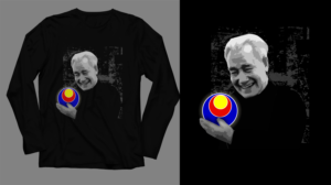 T Shirt with the Face of a Qigong Master* | Diseño de Camiseta por SAI DESIGNS