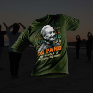 T Shirt with the Face of a Qigong Master* | Diseño de Camiseta por Yafi Mridha