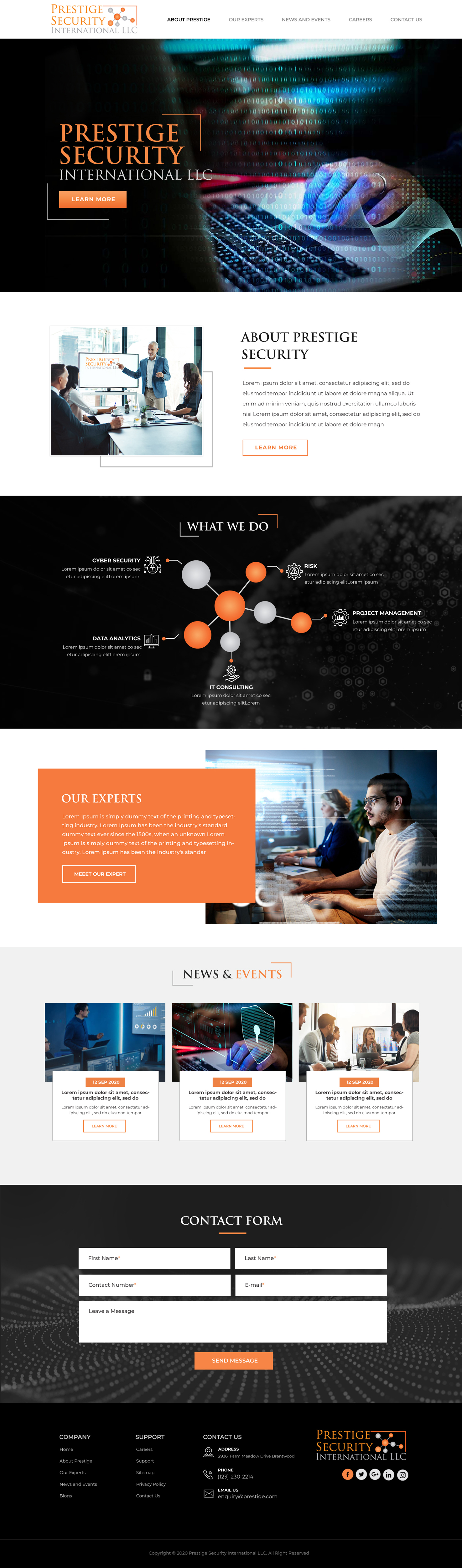 Web Design by Blue Sparrow for this project | Design #25972453