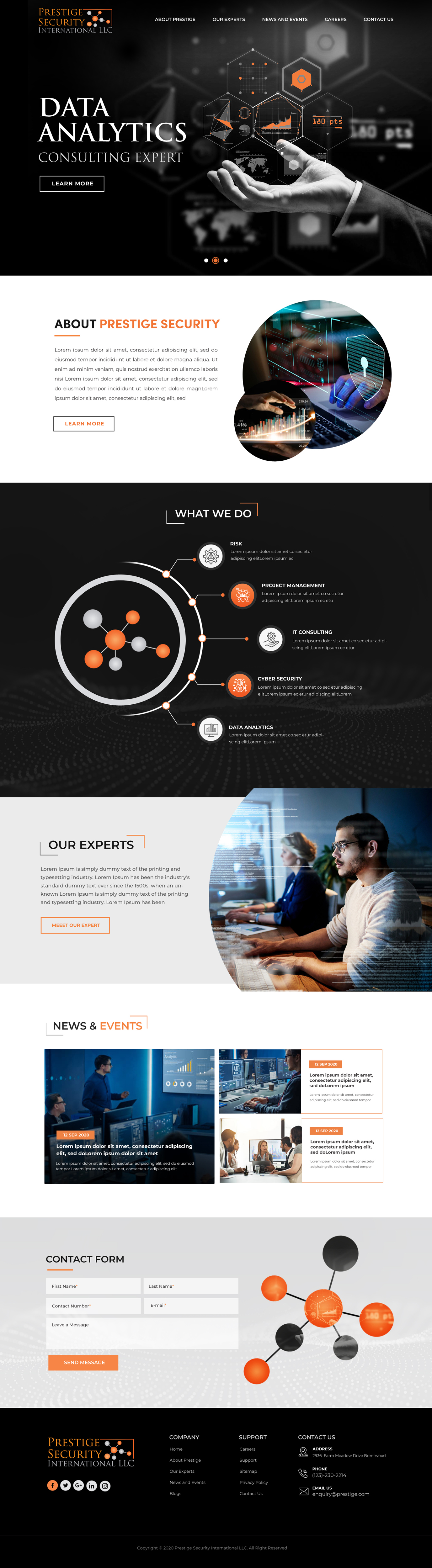 Web Design by Blue Sparrow for this project | Design #25972454