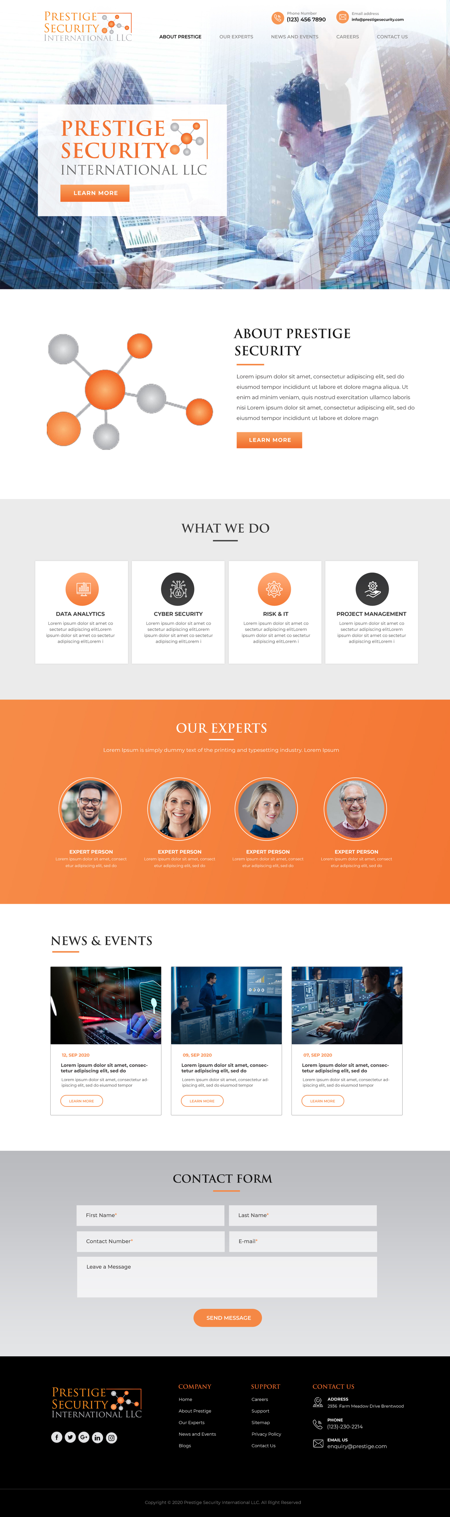 Web Design by Blue Sparrow for this project | Design #25974235