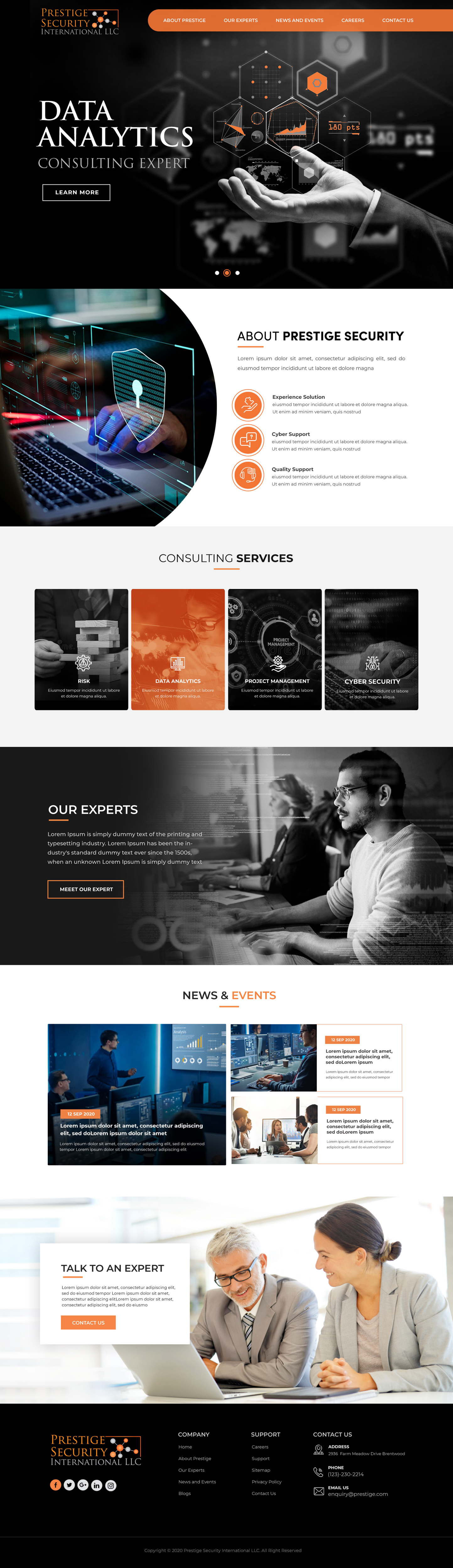 Web Design by Blue Sparrow for this project | Design #25974488