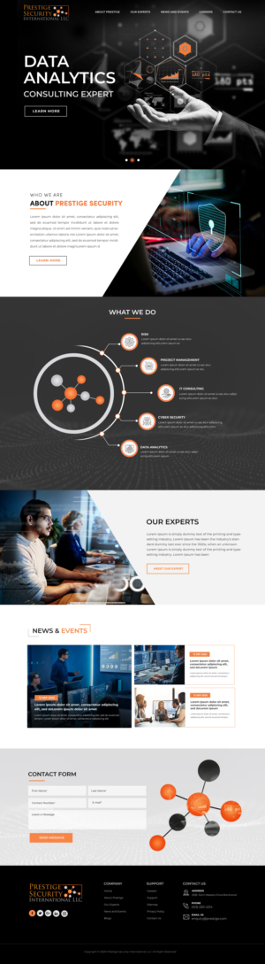 Web Design by Blue Sparrow for this project | Design: #25974505