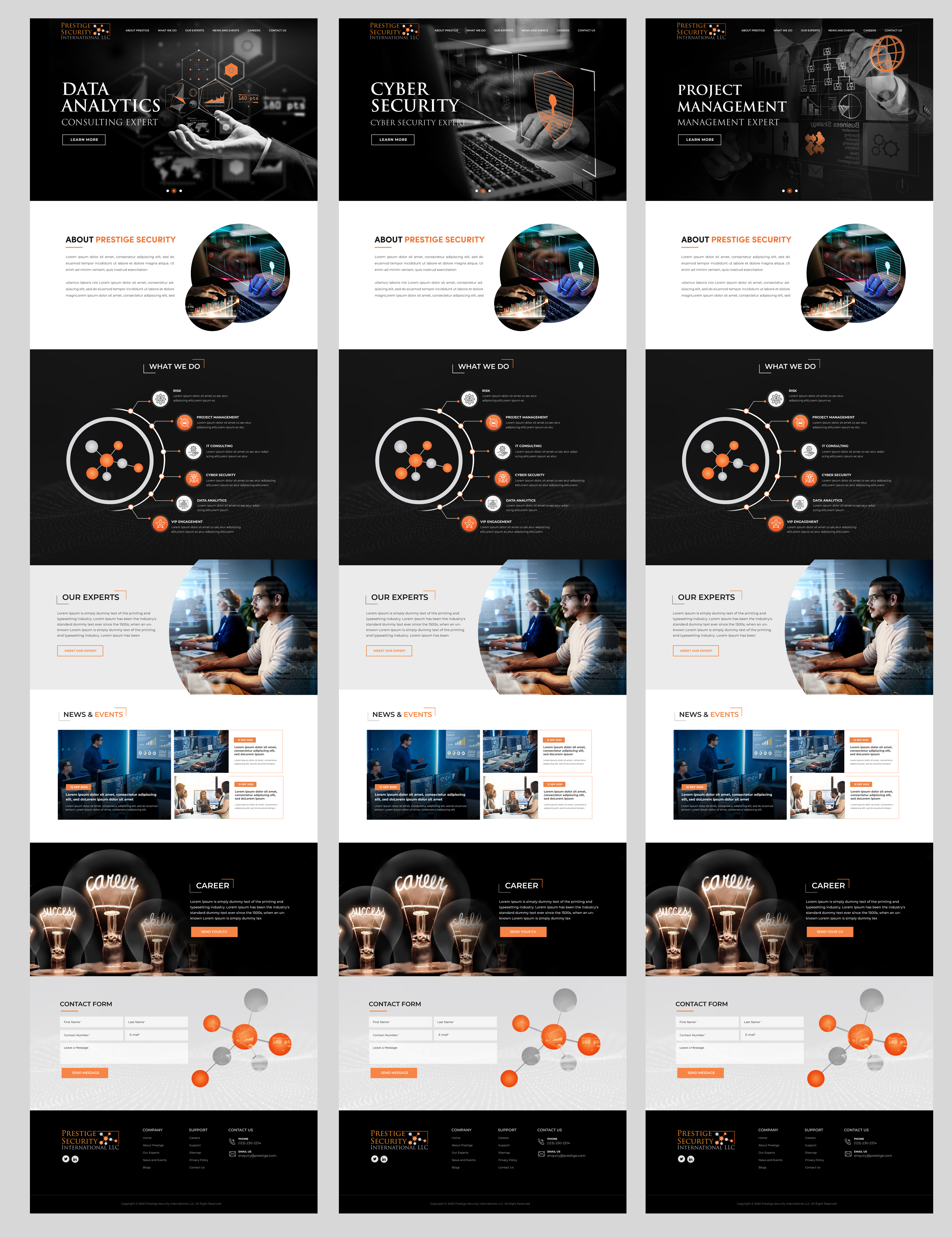 Web Design by Blue Sparrow for this project | Design #25997601