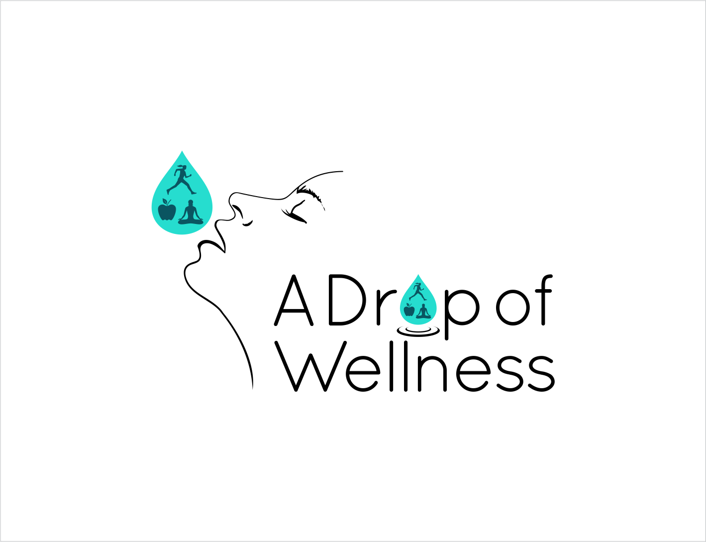 Logo Design by BNdesigner for A Drop of Wellness | Design #25966030