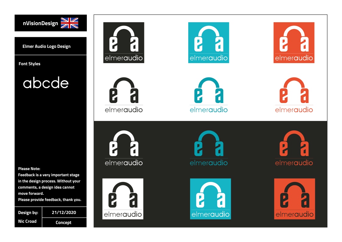 Logo Design by nvisiondesign.co.uk for Elmer Audio | Design #25966999