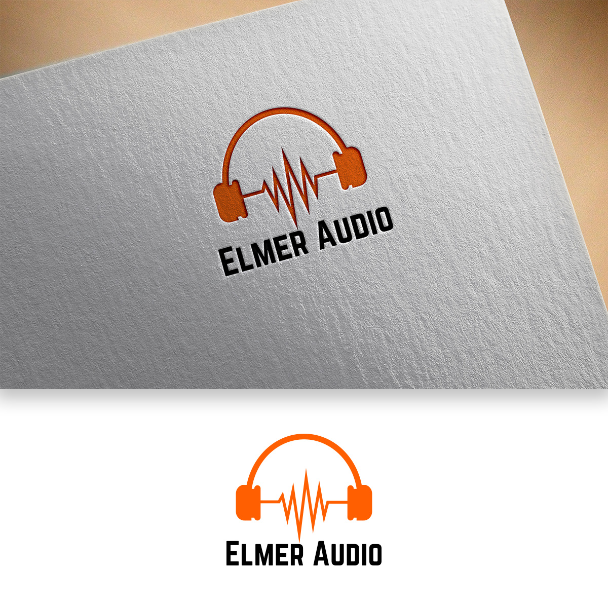Logo-Design von DesignDUO für Elmer Audio | Design: #25967796