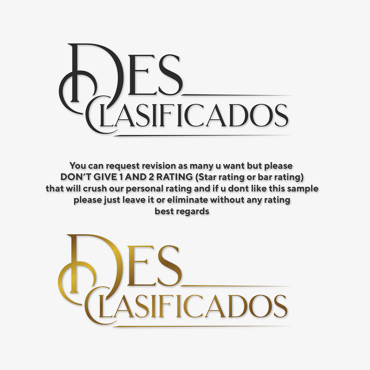Logo Design by IdentsArt for Desclasificados  | Design #25970668