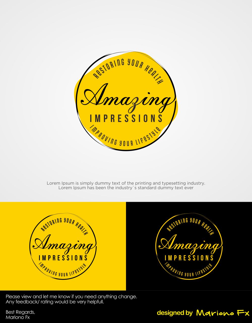 Logo Design by Mariono Fx for Impact Inc. | Design #25966479
