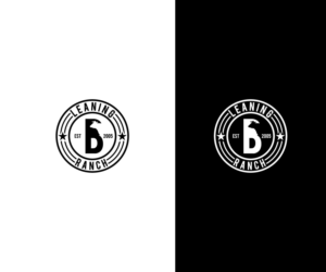 Leaning B Ranch.  Perhaps perhaps one with the additional words "Established 2005" or "P356" or "Proverbs 3:5-6". | Logo Design by Ochieng