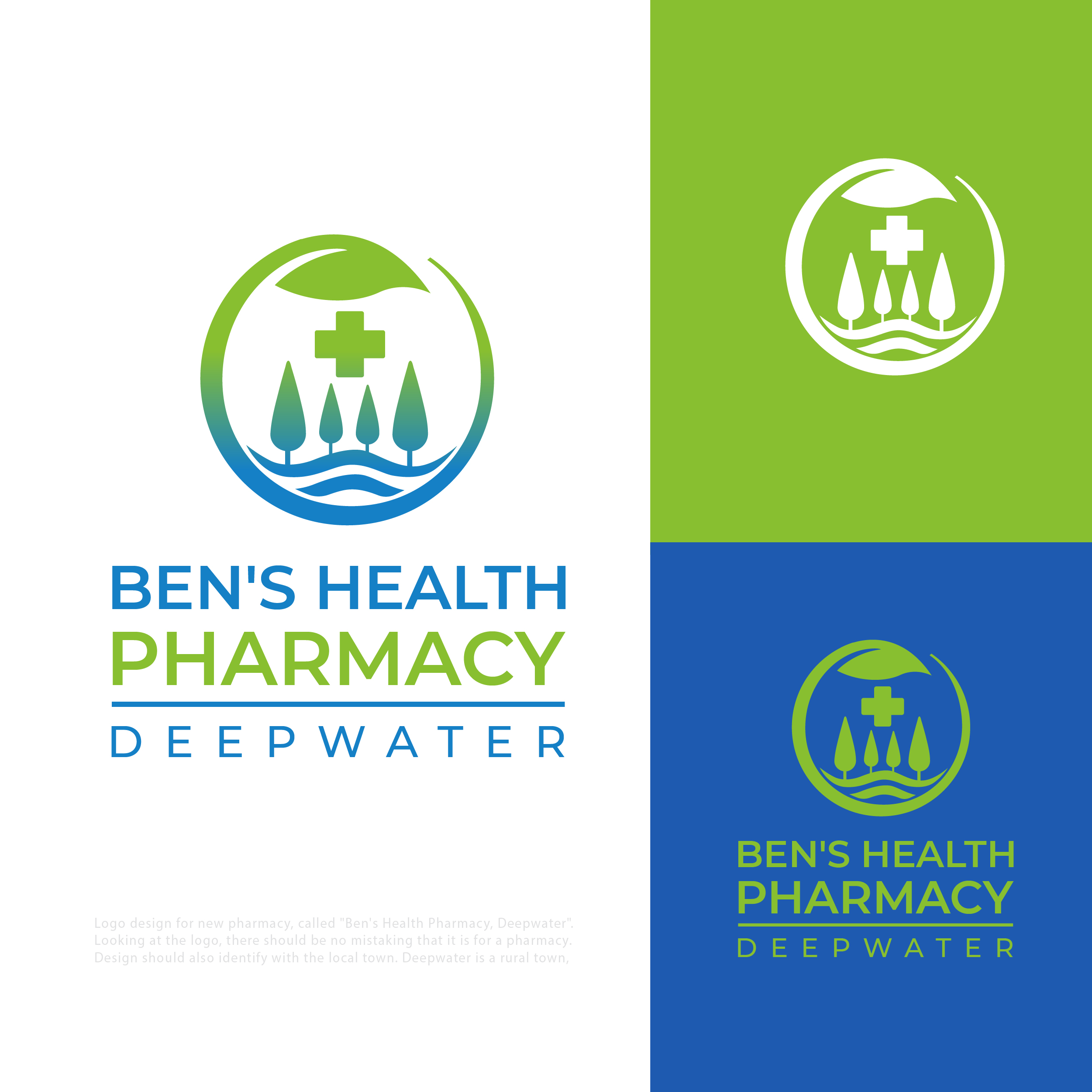 Logo Design by pinkeart for Ben's Health Pharmacy | Design #25987232