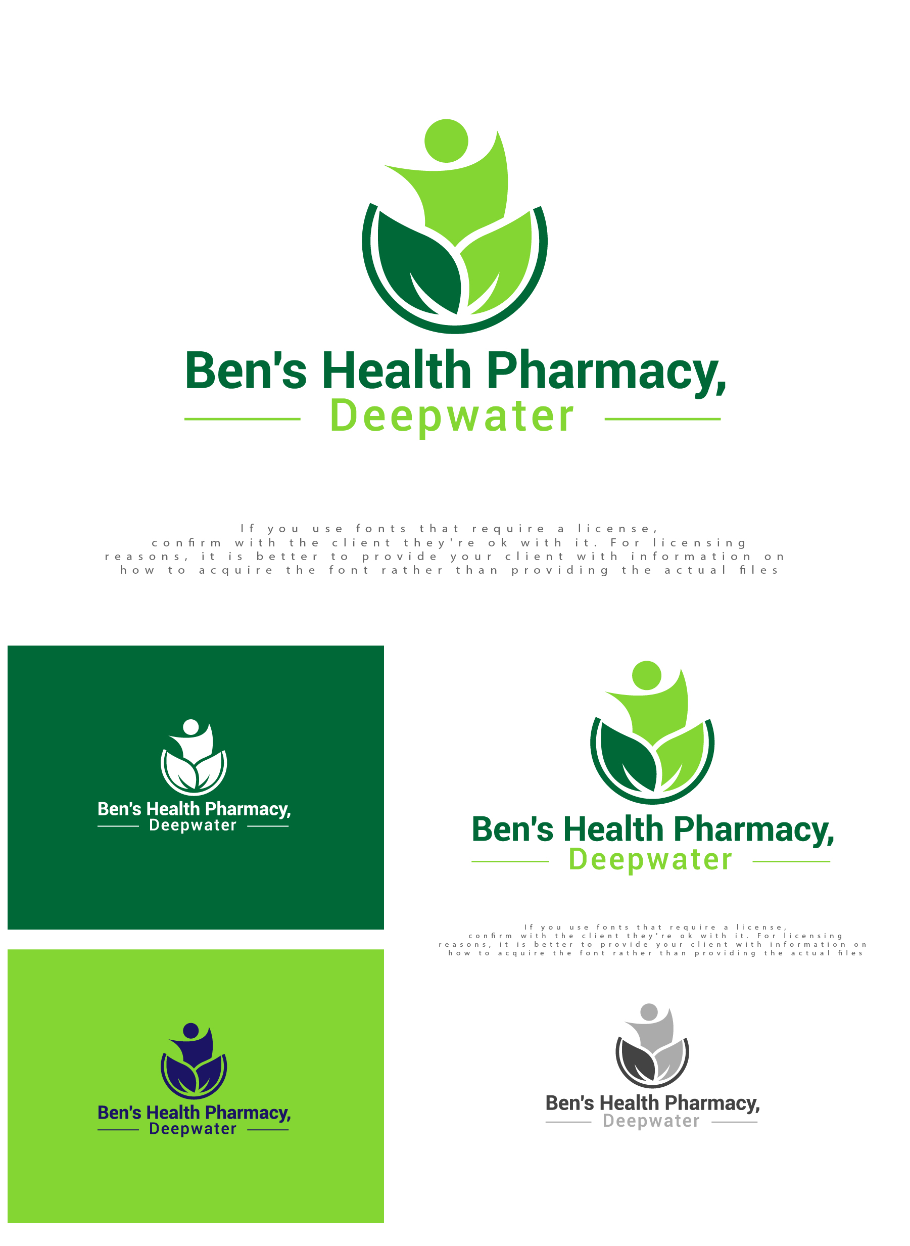 Logo-Design von pinkeart für Ben's Health Pharmacy | Design #25987261