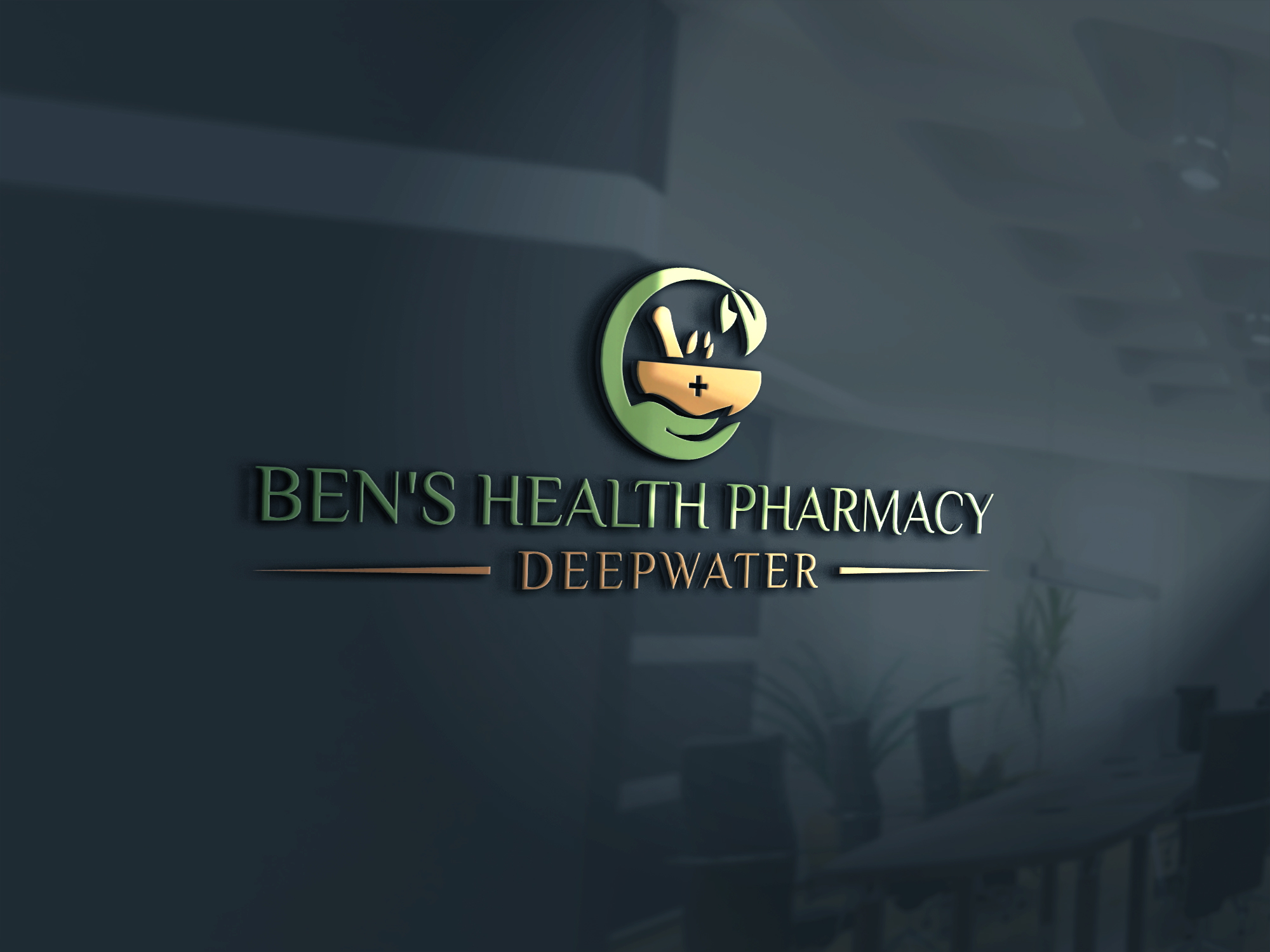 Logo Design by rakib 3 for Ben's Health Pharmacy | Design #25982964