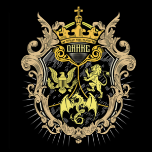 The only text on the logo would be the name DRAKE | Diseño de Logo por NILDesigns