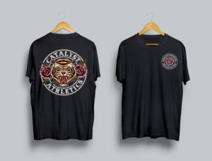 new tshirt design- tiger and roses | Diseño de Camiseta por Gree™