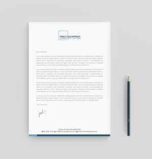 Letterhead Design by R.design for Freco Equipment Supplies Limited | Design: #25974810