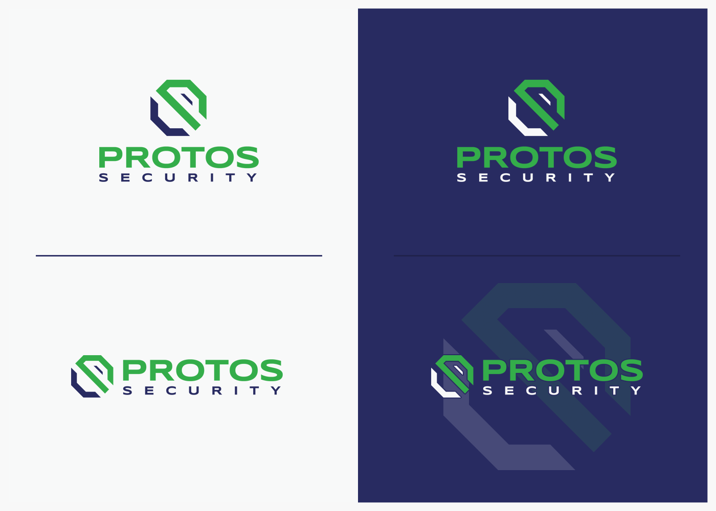 Diseño de Logo por Ethien para Protos Security | Diseño #25982809