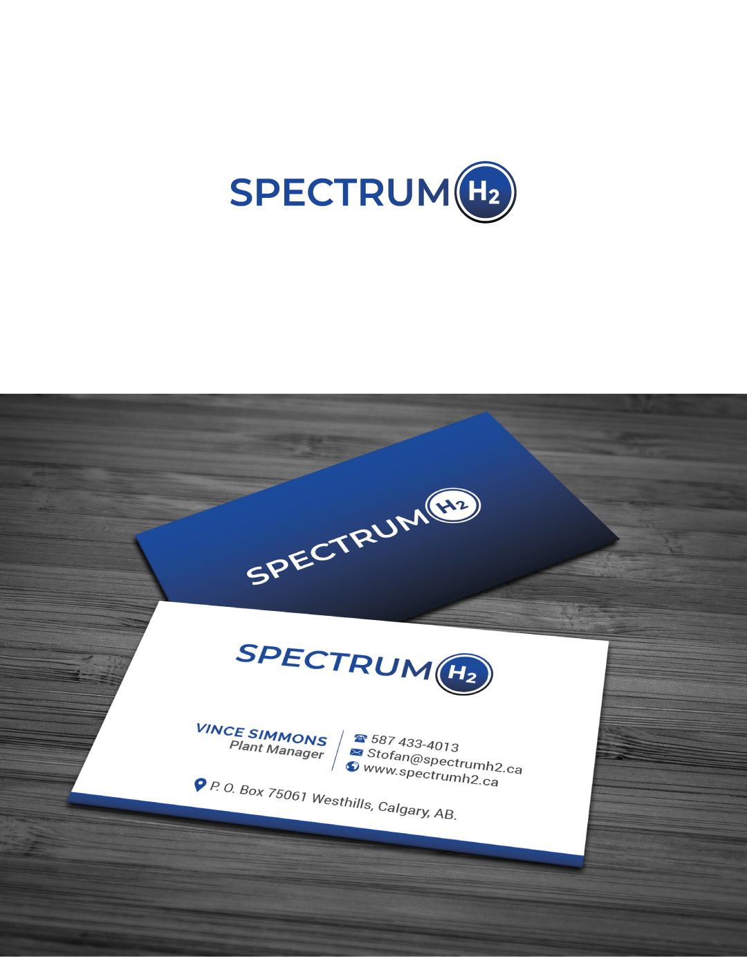 Logo Design by R.design for SpectrumH2 | Design #25973667