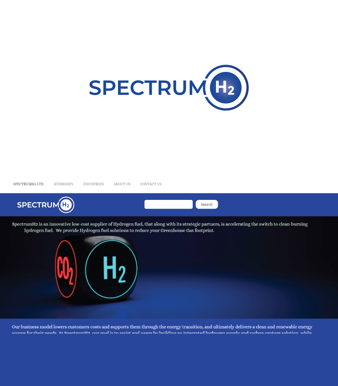 Logo Design by R.design for SpectrumH2 | Design #25974039