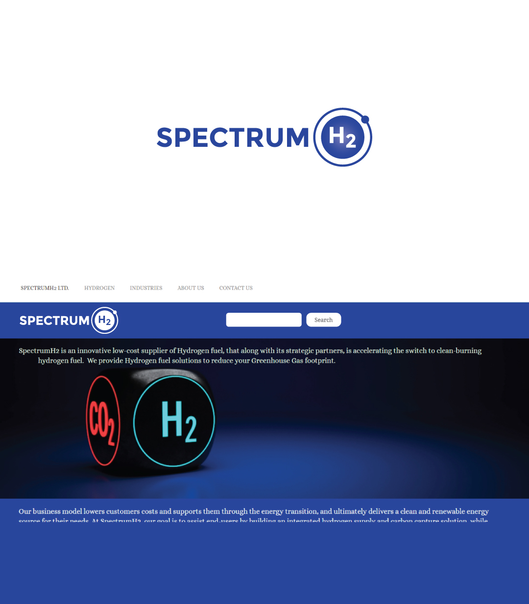 Logo Design by R.design for SpectrumH2 | Design #26005588