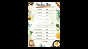 Menü-Design von Sharp-The-Blurs für Country Atmosphere Cafe | Design: #25977559