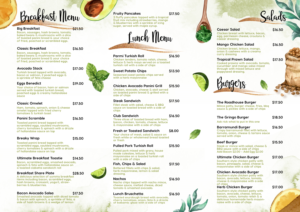 Menü-Design von Sharp-The-Blurs für Country Atmosphere Cafe | Design: #25987119
