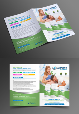 Supreme Wellness Healthcare Practitioner Folate Detailing Brochure | Flyer Design by ecorokerz