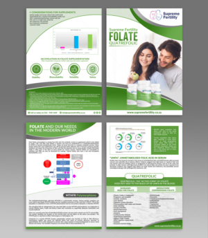 Supreme Wellness Healthcare Practitioner Folate Detailing Brochure | Design de Flyer par DA.