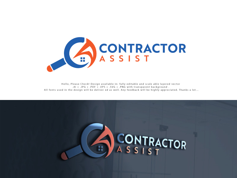 Logo Design by Pro_DesignMaster for Contractor Assist | Design #25980179