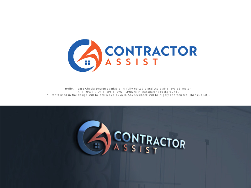Diseño de Logo por Pro_DesignMaster para Contractor Assist | Diseño #25980318
