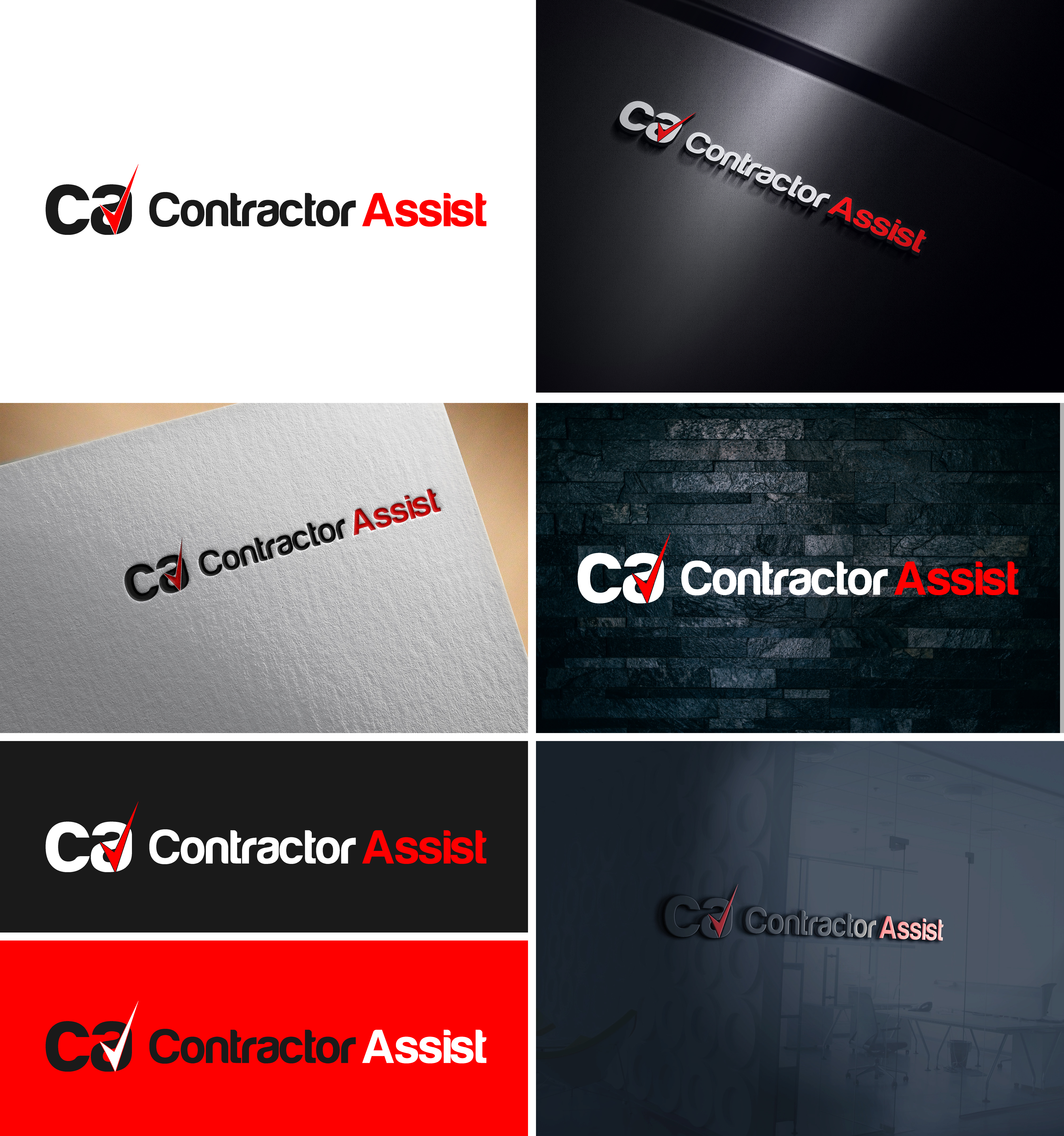 Logo Design by Rupok MT for Contractor Assist | Design #25977331