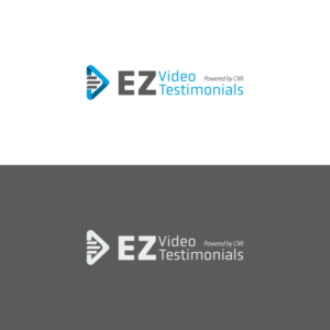 EZ Video Testimonials Powered by CMI | Logo Design by Basksh Designs