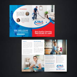 USA Cleaning Services  | Flyer Design by chandrayaan.creative