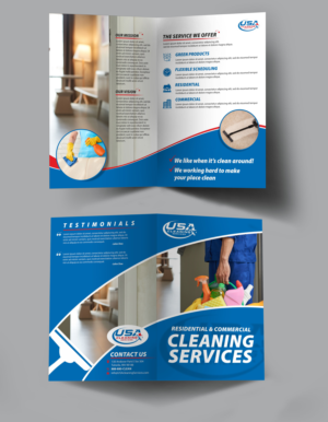 USA Cleaning Services  | Flyer Design by Fine Graphics House