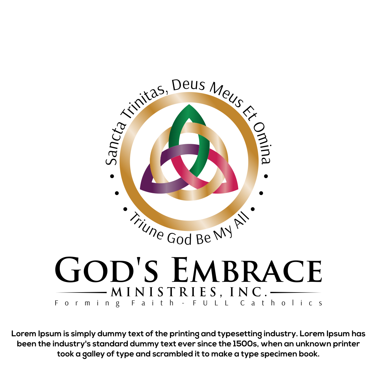 Logo Design by mr.yasmine for God's Embrace Ministries | Design #25985988