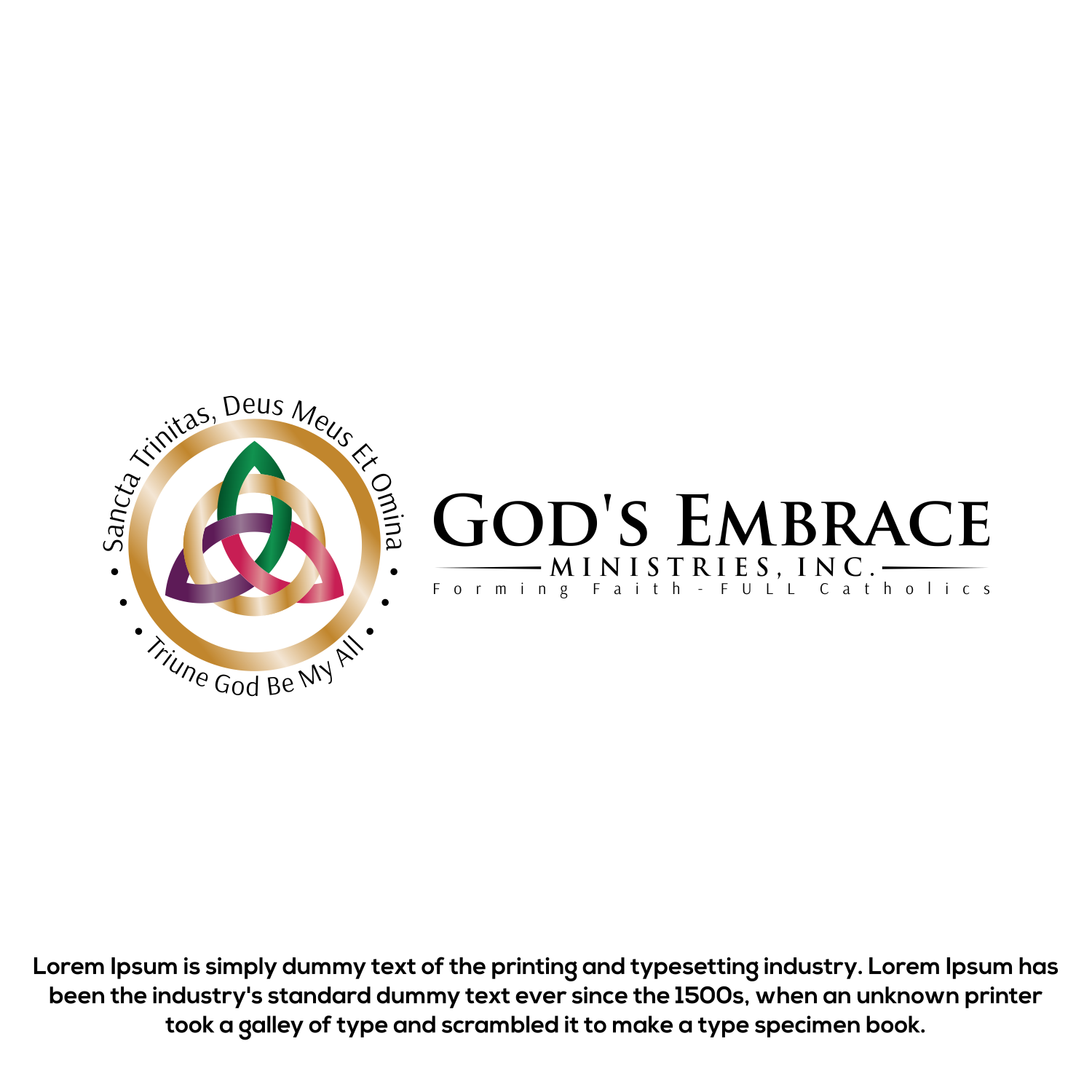 Logo Design by mr.yasmine for God's Embrace Ministries | Design: #26026622