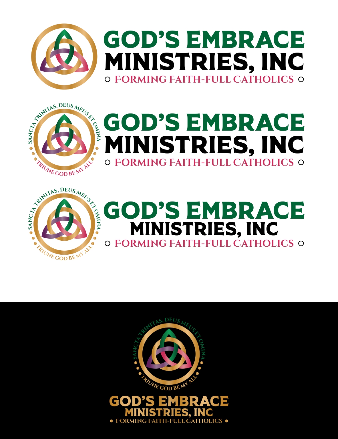 Diseño de Logo por aidea19 para God's Embrace Ministries | Diseño #26026458